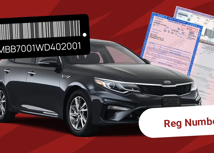 Check car registration plate by reg code